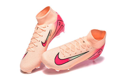Men's Nike Air Zoom Mercurial Superfly 10 Elite FG Football Boots - Pink/Red/Yellow