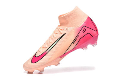 Men's Nike Air Zoom Mercurial Superfly 10 Elite FG Football Boots - Pink/Red/Yellow