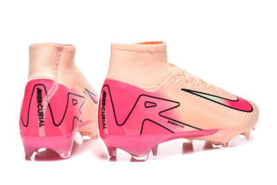 Men's Nike Air Zoom Mercurial Superfly 10 Elite FG Football Boots - Pink/Red/Yellow