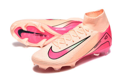 Men's Nike Air Zoom Mercurial Superfly 10 Elite FG Football Boots - Pink/Red/Yellow