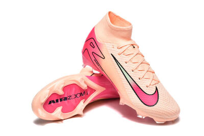 Men's Nike Air Zoom Mercurial Superfly 10 Elite FG Football Boots - Pink/Red/Yellow