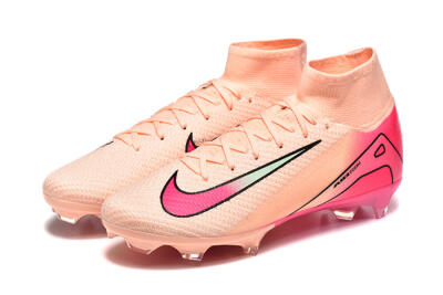 Men's Nike Air Zoom Mercurial Superfly 10 Elite FG Football Boots - Pink/Red/Yellow