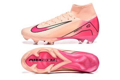 Men's Nike Air Zoom Mercurial Superfly 10 Elite FG Football Boots - Pink/Red/Yellow