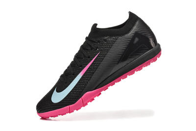 Men's Nike Air Zoom Mercurial Vapor 16 Elite TF Football Shoes - Black/Jade/Pink