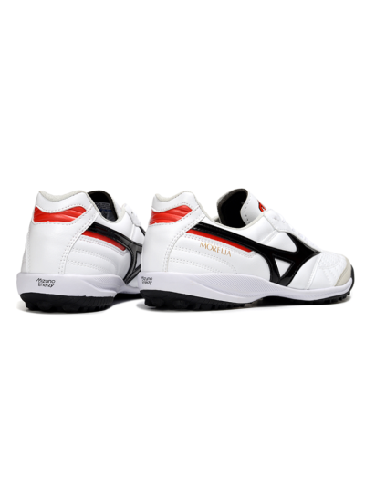 Men's Mizuno Morelia Neo 4 TF Football Shoes - White/Black/Red