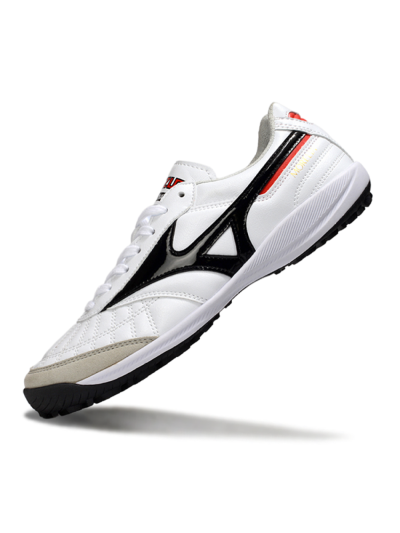 Men's Mizuno Morelia Neo 4 TF Football Shoes - White/Black/Red