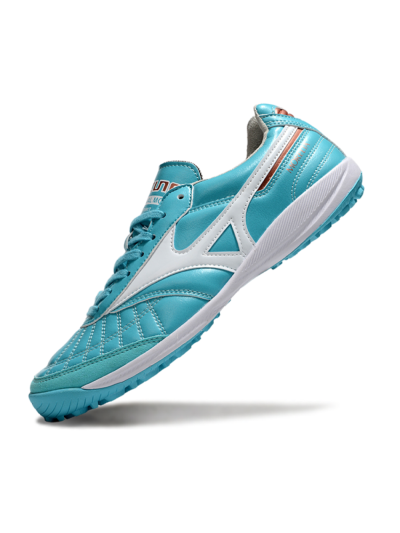 Men's Mizuno Morelia Neo 4 TF Football Shoes - Jade/White/Red
