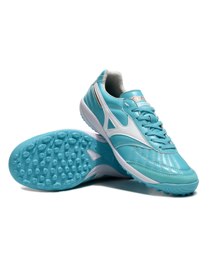 Men's Mizuno Morelia Neo 4 TF Football Shoes - Jade/White/Red