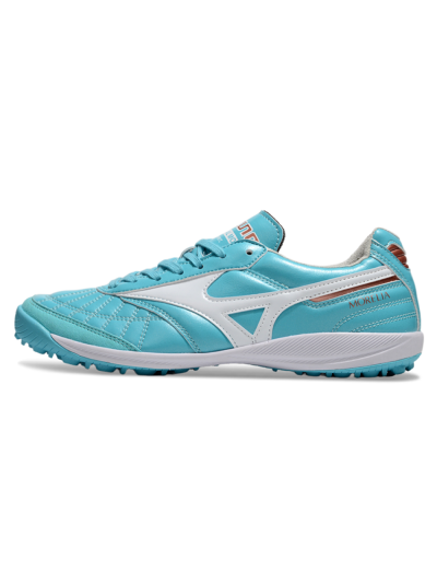 Men's Mizuno Morelia Neo 4 TF Football Shoes - Jade/White/Red