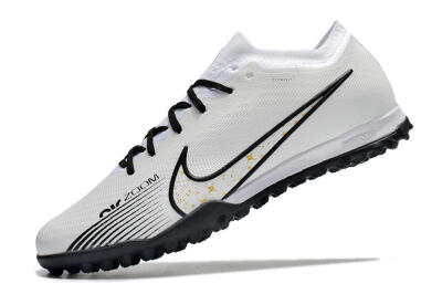 Men's Nike Air Zoom Mercurial Vapor 15 Elite TF Football Shoes - White/Black/Yellow