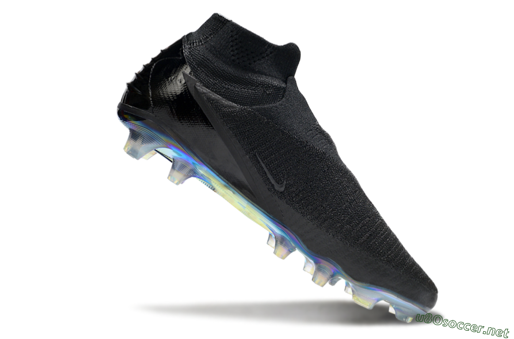 Unisex Nike Phantom 6 Elite High FG Football Boots - Black/Gold 4