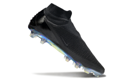 Unisex Nike Phantom 6 Elite High FG Football Boots - Black/Gold