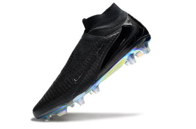 Unisex Nike Phantom 6 Elite High FG Football Boots - Black/Gold