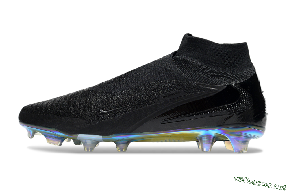 Unisex Nike Phantom 6 Elite High FG Football Boots - Black/Gold 0
