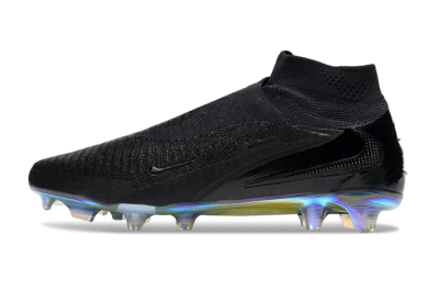 Unisex Nike Phantom 6 Elite High FG Football Boots - Black/Gold