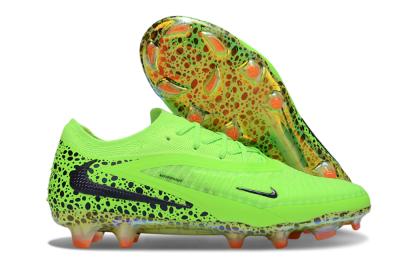 Men's Nike Phantom 6 Elite FG Football Boots - Yellow/Black/Leopard