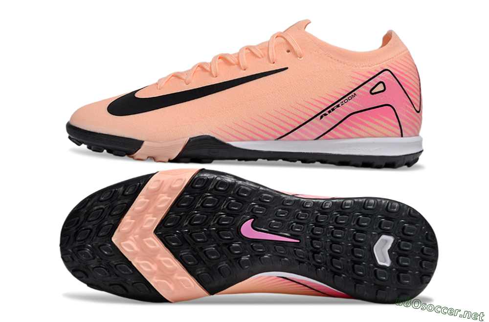 Men's Nike Air Zoom Mercurial Vapor 16 Elite TF Football Shoes - Pink/Black 1