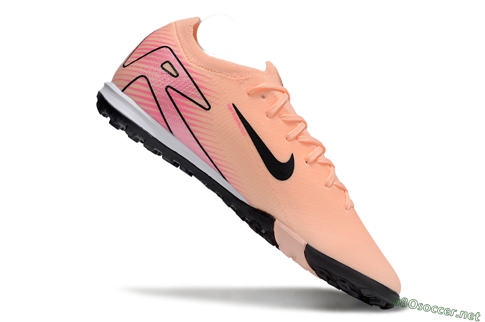 Men's Nike Air Zoom Mercurial Vapor 16 Elite TF Football Shoes - Pink/Black 4