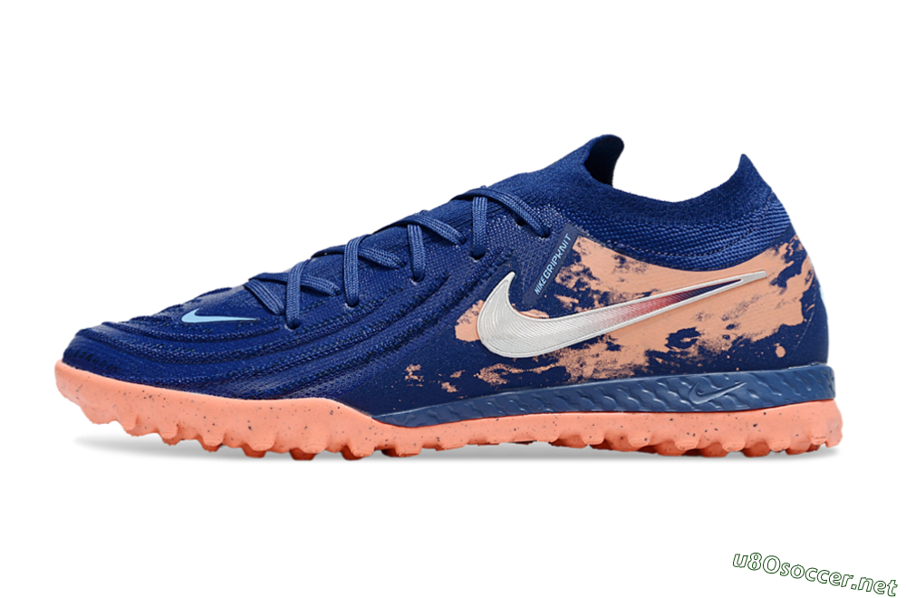 Men's Nike Phantom GX 2 Elite TF Football Shoes - Blue/Pink/White 0