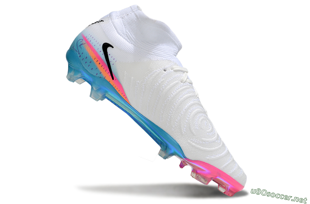 Men's Nike Phantom Luna Elite FG Football Boots - White/Red/Blue 4