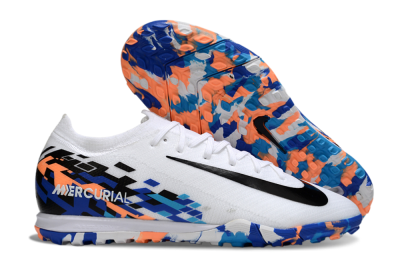 Unisex Nike Air Zoom Mercurial Vapor 16 Elite TF Football Shoes - White/Black/Orange