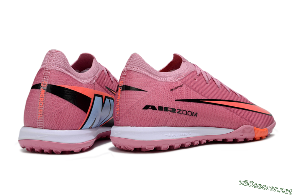 Unisex Nike Air Zoom Mercurial Vapor 16 Elite TF Football Shoes - Pink/Black/Red 6