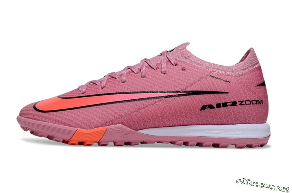 Unisex Nike Air Zoom Mercurial Vapor 16 Elite TF Football Shoes - Pink/Black/Red 0