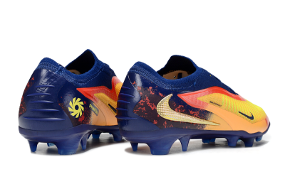 Unisex Nike Phantom 6 Elite FG Football Boots - Yellow/Blue/Red