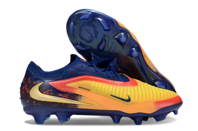Unisex Nike Phantom 6 Elite FG Football Boots - Yellow/Blue/Red