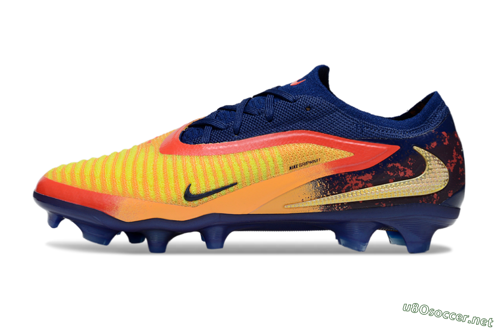 Unisex Nike Phantom 6 Elite FG Football Boots - Yellow/Blue/Red 0