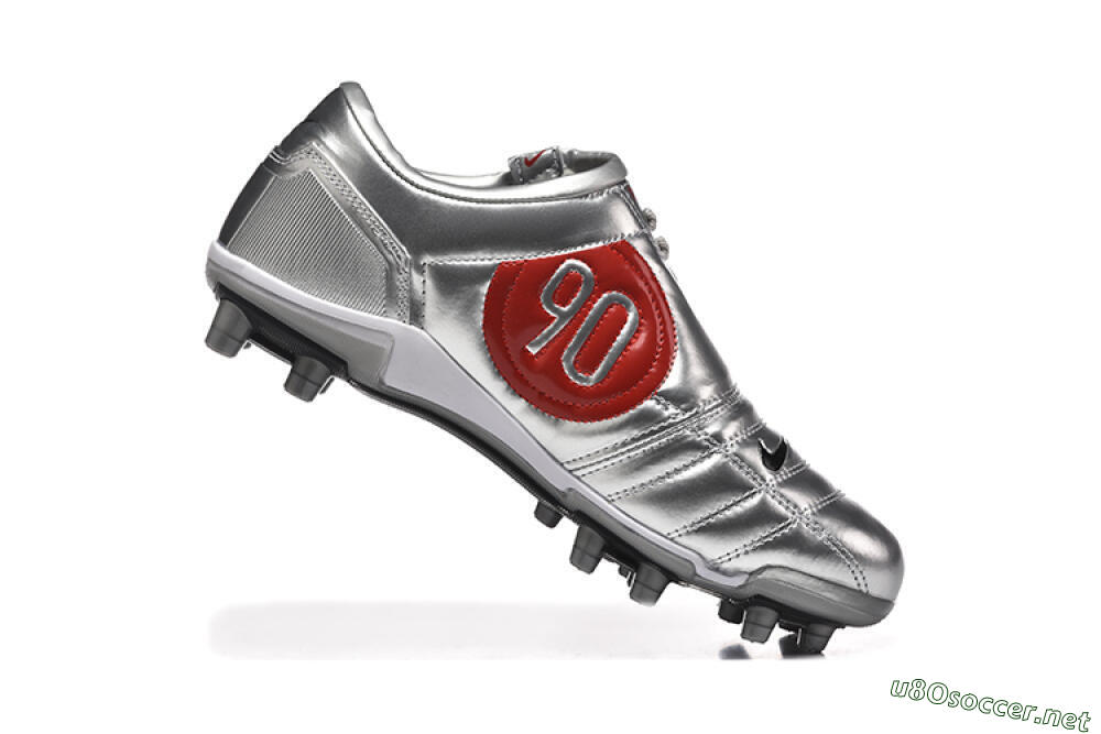 Men's Nike Total 90 III FG Football Boots - Silver/Black 7