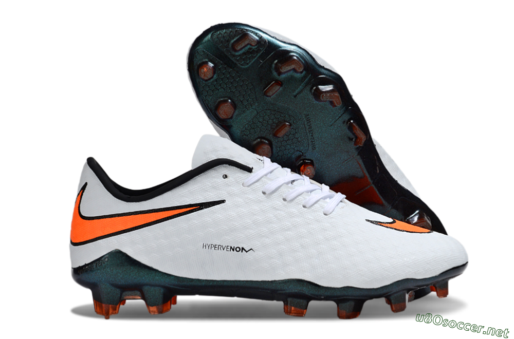 Men's Nike Hypervenom Phantom RGN SE FG Football Boots - White/Orange/Black 2