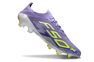 Unisex Adidas F50+ Elite Lightstrike Pro FG Football Boots - Purple/Yellow/White
