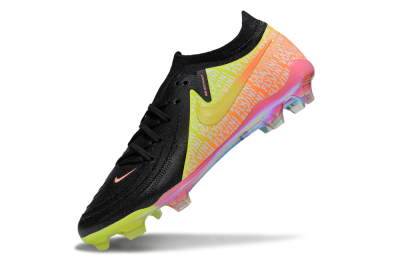 Men's Nike Phantom GX 2 Elite FG Football Boots - Black/Yellow/Orange