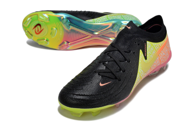 Men's Nike Phantom GX 2 Elite FG Football Boots - Black/Yellow/Orange