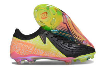 Men's Nike Phantom GX 2 Elite FG Football Boots - Black/Yellow/Orange