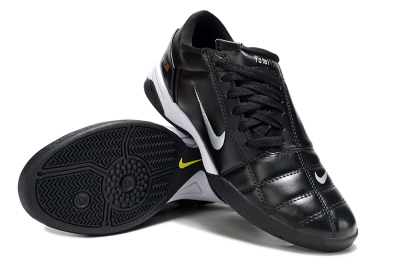 Unisex Nike Total 90 III IC Football Shoes - Black/White
