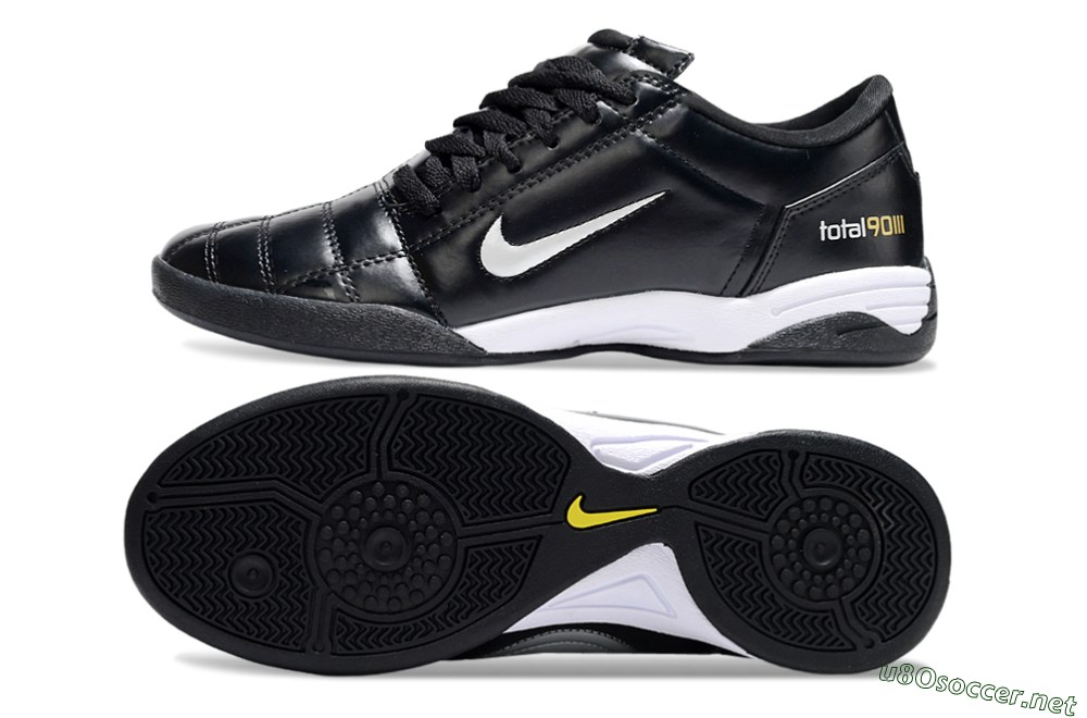 Unisex Nike Total 90 III IC Football Shoes - Black/White 1