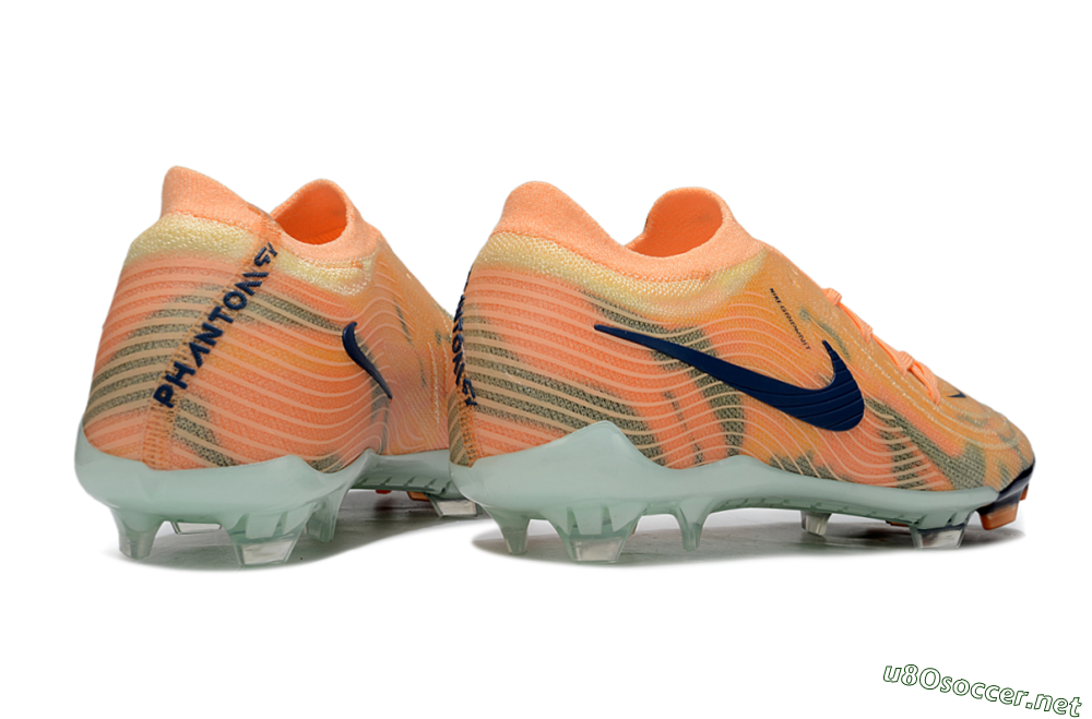 Men's Nike Phantom GX 2 Elite FG Football Boots - Orange/Blue/Jade 6