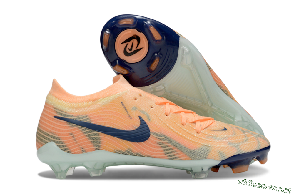 Men's Nike Phantom GX 2 Elite FG Football Boots - Orange/Blue/Jade 2
