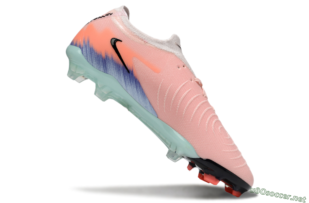 Men's Nike Phantom GX 2 Elite FG Football Boots - Pink/Black/Jade 4