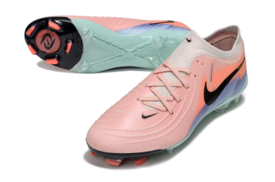 Men's Nike Phantom GX 2 Elite FG Football Boots - Pink/Black/Jade
