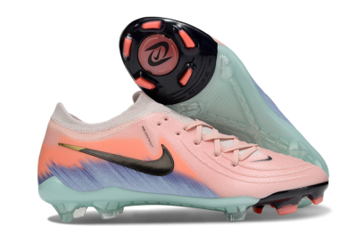 Men's Nike Phantom GX 2 Elite FG Football Boots - Pink/Black/Jade