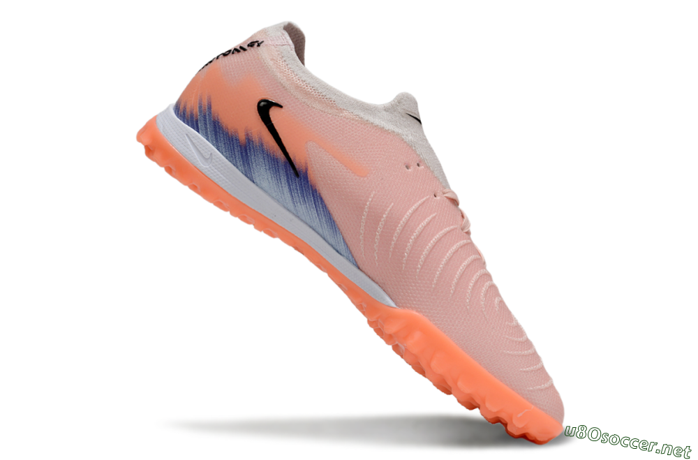 Men's Nike Phantom GX 2 Elite TF Football Shoes - Pink/Black/Jade 4
