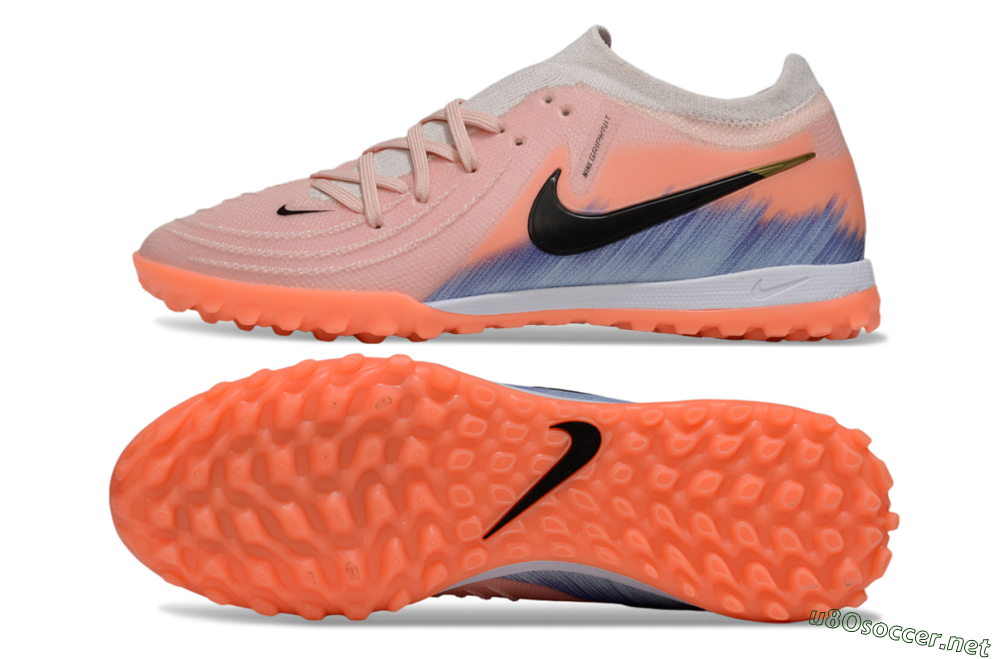 Men's Nike Phantom GX 2 Elite TF Football Shoes - Pink/Black/Jade 1