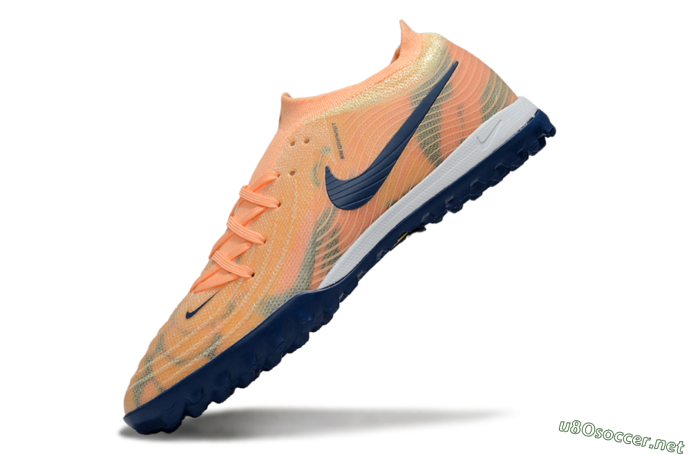 Men's Nike Phantom GX 2 Elite TF Football Shoes - Orange/Blue/Jade 5