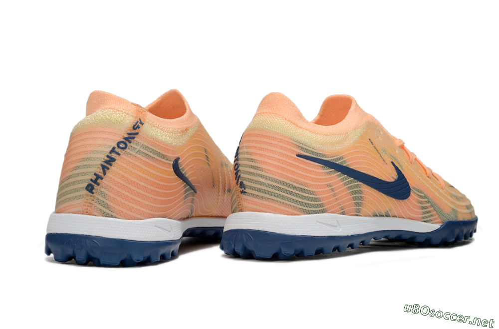 Men's Nike Phantom GX 2 Elite TF Football Shoes - Orange/Blue/Jade 6
