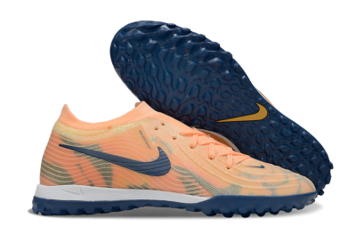 Men's Nike Phantom GX 2 Elite TF Football Shoes - Orange/Blue/Jade