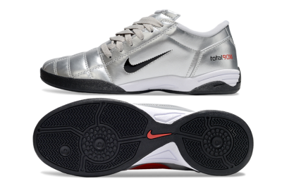 Unisex Nike Total 90 III IC Football Shoes - Silver/Black
