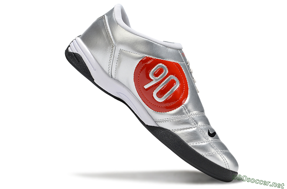 Unisex Nike Total 90 III IC Football Shoes - Silver/Black 4